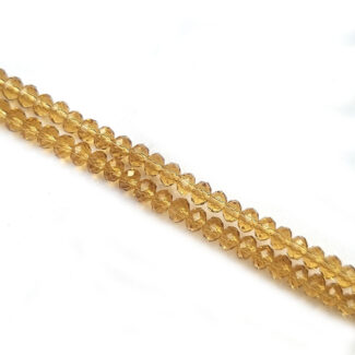 300 Beads Pkg. Brown Color, Glass Beads Czech Rep. Imported, best quality of glass beads in Shape,  Abacus Size Approximately 4mm