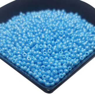 Turquoise Blue Color Preciosa Czech Glass Seed Beads 20 Grams Pack 8/0 Size about 3mm seed beads for jewellery making, glass seed beads for jewellery making