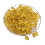500 Beads Loose Pack, Oval Shape Matt Finish Glass Beads in Size about 6x4mm