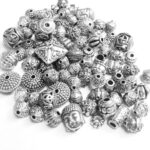 100 beads, Zinc Alloy Tibetan Beads (random mix)