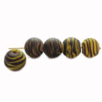 20pcs pkg. 14mm Tiger Swirl in Size approx  14mm High quality of artisan lampwork beads diect from Skilled Craftsman