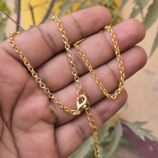 3pcs Pkg. 16"+ 2 " Extention chain, Gold Plated Jewelry Chain Gold 16 Inches