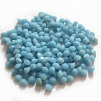 1000pcs Tuquoise Opaque Glass Chatons Stone 4mm