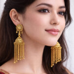 Designer Handmade Jhumka Earrings – Lightweight Indian Ethnic Jewelry