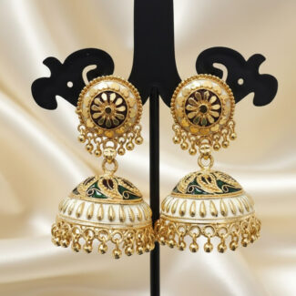Designer Handmade Jhumka Earrings – Lightweight Indian Ethnic Jewelry