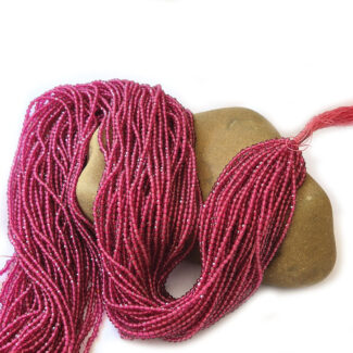 10 line (Strings) Hydro Beads, size 2mm Fuchsia Pink color