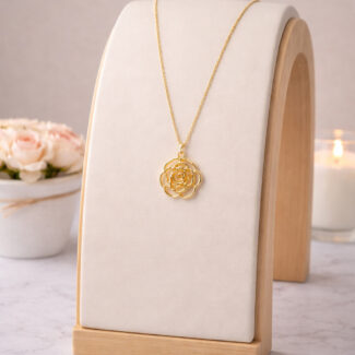 Elegant Minimalist Gold Chain Necklace for Women – Lightweight Everyday Pendant Jewelry