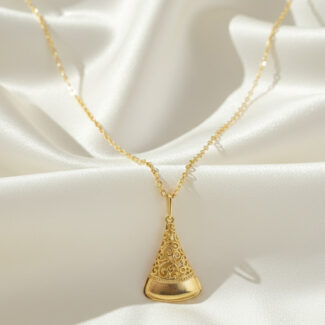 Elegant Minimalist Gold Chain Necklace for Women – Lightweight Everyday Pendant Jewelry