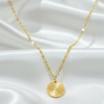 Elegant Minimalist Gold Chain Necklace for Women – Lightweight Everyday Pendant Jewelry