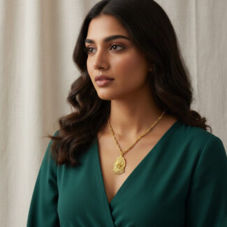 Elegant Minimalist Gold Chain Necklace for Women – Lightweight Everyday Pendant Jewelry