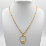 Elegant Minimalist Gold Chain Necklace for Women – Lightweight Everyday Pendant Jewelry