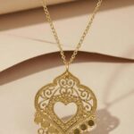 Elegant Minimalist Gold Chain Necklace for Women – Lightweight Everyday Pendant Jewelry