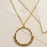 Elegant Minimalist Gold Chain Necklace for Women – Lightweight Everyday Pendant Jewelry