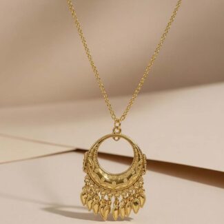 Elegant Minimalist Gold Chain Necklace for Women – Lightweight Everyday Pendant Jewelry