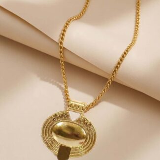 Elegant Minimalist Gold Chain Necklace for Women – Lightweight Everyday Pendant Jewelry
